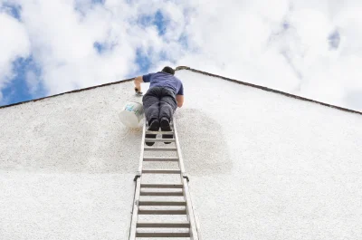 Peinture extérieure à Tence — façades et ravalement